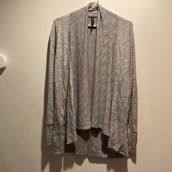 Comfy ATHLETA Open Front Modal Cardigan Sweater Wrap Soft Heather Gray XS - Picture 1 of 8